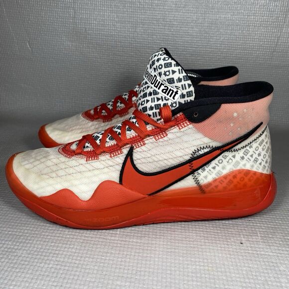 Nike Zoom QS Kevin Durant Mens Size 8.5 YouTube Red Basketball Shoes CQ7731-900 - Picture 1 of 10